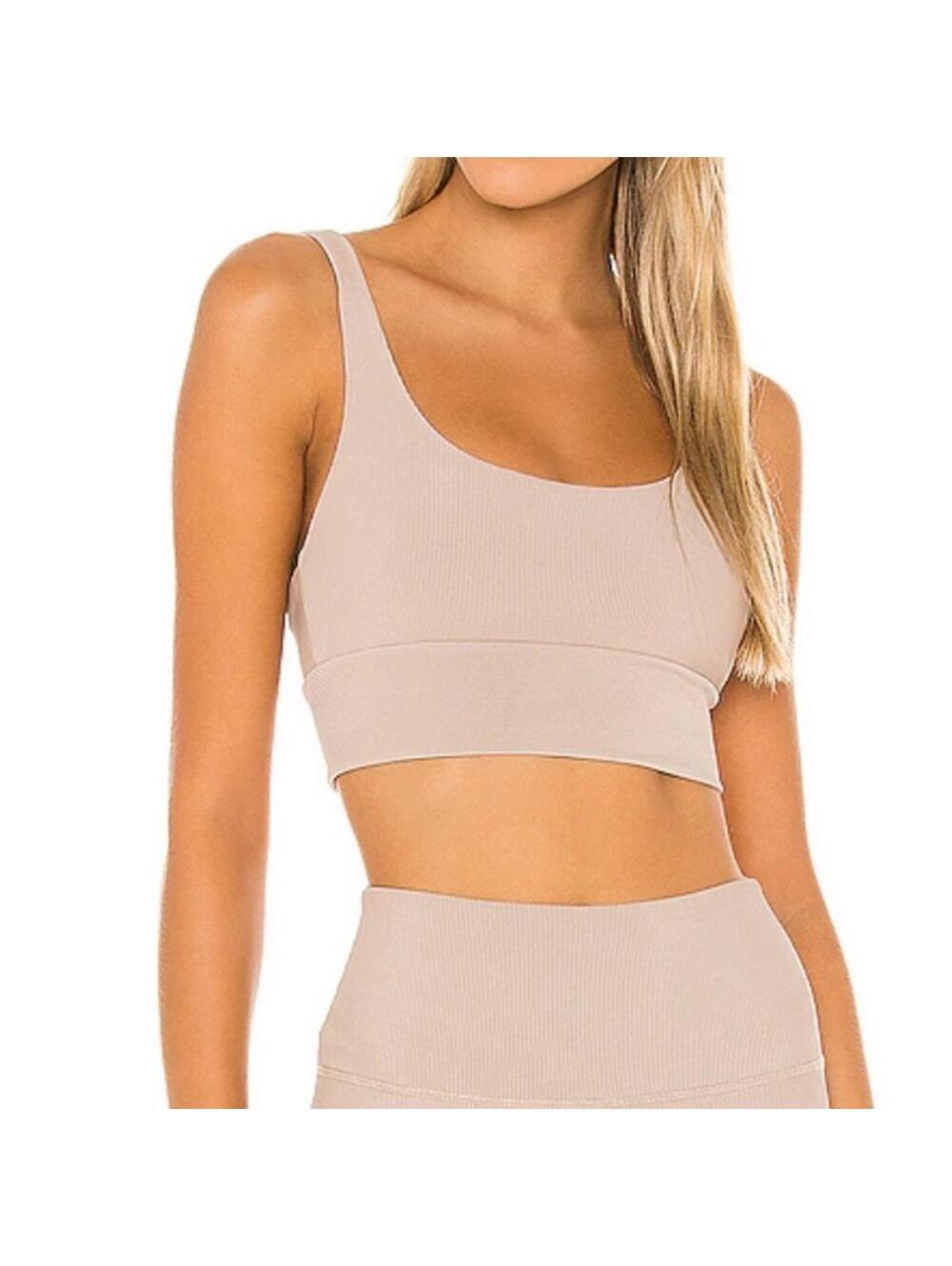 BEACH RIOT Leah Sports Bra Ayla Legging Set Taupe XS S - Picture 3 of 6
